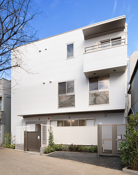 External view of the building